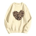 thumbnail image 4 of Valentines Day Sweatshirts for Women Lover Heart Graphic Printed Casual O Neck Long Sleeve Shirts Valentine Gift Relaxed Fit Tops Outfits, 4 of 4