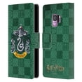 thumbnail image 1 of Head Case Designs Officially Licensed Harry Potter Prisoner Of Azkaban I Slytherin Crest Leather Book Wallet Case Cover Compatible with Samsung Galaxy S9, 1 of 6