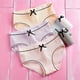 thumbnail image 2 of Japanese ladies cotton candy color bow breathable antibacterial thread cotton pantiespangjing, 2 of 4