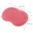 thumbnail image 6 of Exfoliating Shower Massage Scraper Bathroom Non-slip Bath Mat Back Massage Brush Silicone Foot Wash Body Cleaning Bathing Tool ( Black 1PC), 6 of 7