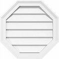 thumbnail image 2 of Ekena Millwork GVPOC14X1402SN Octagonal Surface Mount PVC Gable Vent, 14"W x 14"H, Factory Primed White, 2 of 4