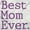 White, variant on Best Mom Ever Mothers Day Present Women's Long Sleeve T Shirt Brisco Brands X