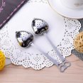 thumbnail image 4 of Zhaomeidaxi 5pcs Stainless Steel heart-shaped Tea Ball Tea Infuser Strainers Tea Strainer Filters Tea Interval Diffuser for Tea, 4 of 7