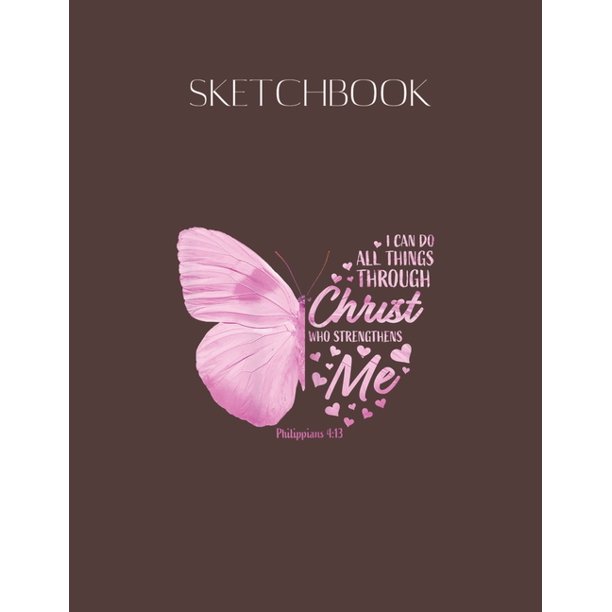 SketchBook Womens Philippians 413 Christian Bible Verse Gift