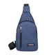 thumbnail image 2 of Bolso bandolera pequeño tipo bandolera para el pecho, bandolera de hombro, bolso de viaje para hombres, mujeres y niños, con orificio para auriculares y bolsillo en el pecho., 2 of 6