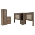 thumbnail image 1 of Recamara Gemela Individual 5 Piezas Verella Gris - Kessa Muebles, 1 of 5