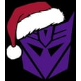 thumbnail image 2 of Boy's Transformers Decepticon Santa  Graphic Tee Black X Large, 2 of 5