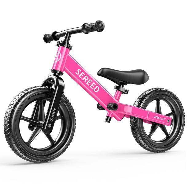 Bicicleta de Equilibrio SEREED para Niños de 2 a 5 Años, Rosa, 3.5 kg