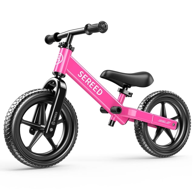 Bicicleta de Equilibrio SEREED para Niños de 2 a 5 Años, Rosa, 3.5 kg