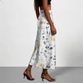 thumbnail image 4 of Levmjia Womens Midi Skirt Printed High Waist Elastic Waist Slim Fit Casual Skirt Soft Breathable Stylish For Daily Dating Party Vacation Spring Summer Wear, 4 of 7