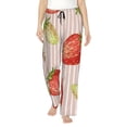 thumbnail image 2 of Kdxio Women's Comfy Stretch StrawberriesPrint Drawstring Pajama Pants-X-Large, 2 of 9