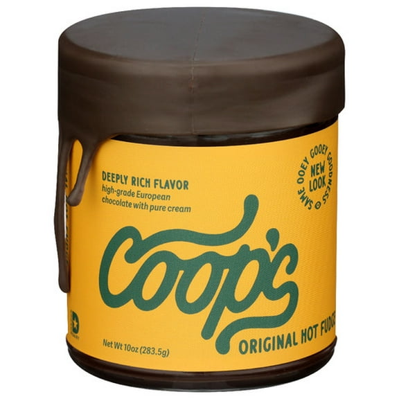 (Pack of 6) Coops Microcreamery Hot Fudge Handmade Original 10 oz