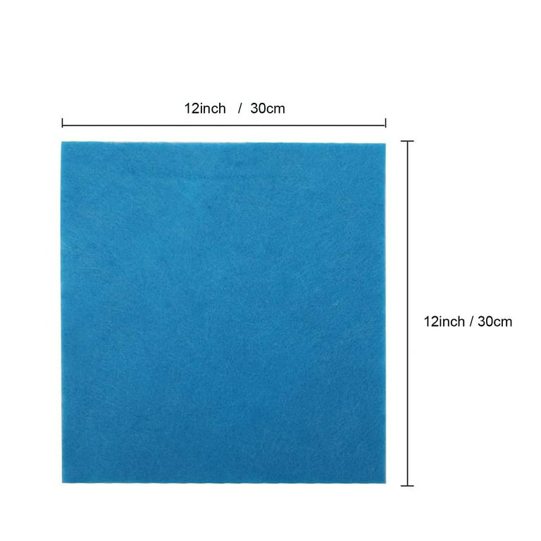 Life Glow Soft Felt Sheets Nonwoven Fabric Squares DIY Sewing Patchwork, 12x12 inch, 1.5mm Thick, 40pcs, Assorted Colors