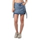 thumbnail image 1 of Falda Cargo Mujer Mezclilla Tiro Medio Bolsas Traseras Azul, 1 of 5