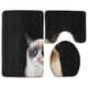 thumbnail image 1 of ABPHQTO El gato dice que no Juego de alfombras de baño de 3 piezas Alfombra de baño Alfombra de contorno y tapa de inodoro ABPHQTO  Cont-CHAPPLE-299, 1 of 2