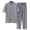 Grey%GC%, variant on CONZONE Mens Kung Fu Uniform Casual Men's Tai Chi Training Set Solid Color Tops Pants Sports Suit for Men Cozy Breathable Athletic Martial Arts Outfits
