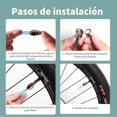 thumbnail image 2 of "16-Piece Multicolor LED Wheel Rim Lights for Bikes, Motorcycles & Cars - 4 Blue, 4 Green, 4 Yellow, 4 Red - Motion-Activated Safety Lights with Easy Installation", 2 of 6
