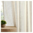 thumbnail image 6 of Semi Sheer Curtains for Living Room, Linen Curtains 84 Inch Length 2 Panels Set for Bedroom ，White Curtains 84 Inches Long Rod Pockets Back Tab (84" L x 100" W, Linen), 6 of 7