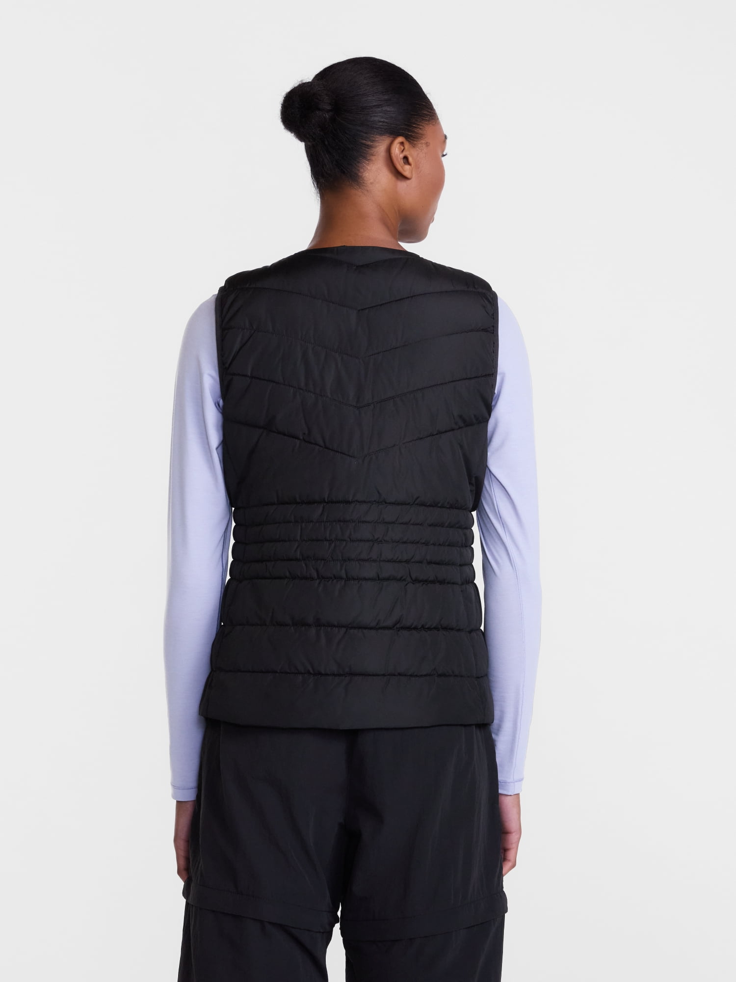 Ozark Trail Women's and Women's Plus Collarless Puffer Vest, Sizes XS-3X