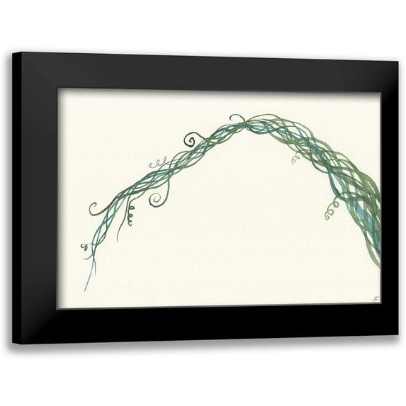 Lee, Judson 18x13 Black Modern Framed Museum Art Print Titled - Green Vine II