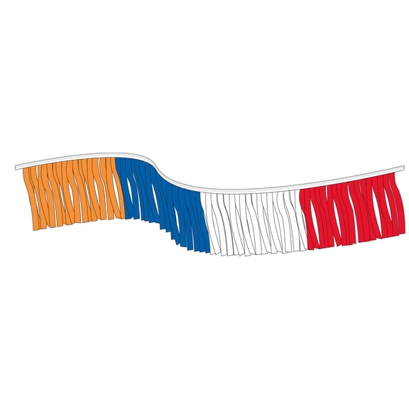 SSWBasics Fiesta Pennant - Multi-Colored - 60'L