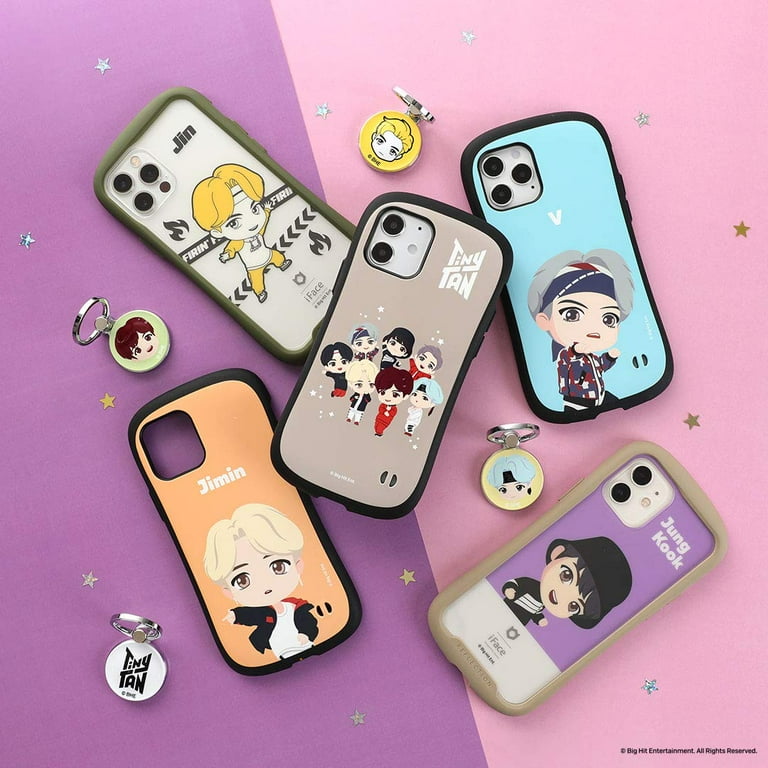 iPhoneアクセサリー BTS iFace TinyTAN BTS Cute Stick On Phone Attachment Smartphone
