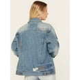thumbnail image 4 of Cleo + Wolf Women's Medium Wash Denim Jacket Medium Wash X-  US, 4 of 4
