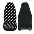 thumbnail image 2 of Jeiento Black Polka Dots Car Seat Cover for Front Seats Car Seat Protector Elastic Front Bucket Seat Covers Car Accessories Universal Fit Most Cars Sedan SUVs Van Truck, 2 of 6