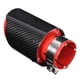 thumbnail image 3 of Extremo del tubo de escape, Punta de Escape Rojo Fácil Instalar 2.5in Fibra de Carbono de Entrada de 3.5 Pulgadas Con Fibra de Carbono Busque Universal Para Automóvil, 3 of 7