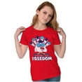 thumbnail image 4 of Tootsie Owl USA Tastes Like Freedom Women's T Shirt Ladies Tee Brisco Brands S, 4 of 5