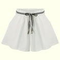 thumbnail image 2 of Posijego Womens Shorts Summer Casual High Waist Pockets Wide Leg Shorts for Women Lightweight Beach Shorts, 2 of 3