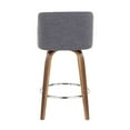 thumbnail image 2 of Toriano Mid-Century Modern Counter Stool by LumiSource, 2 of 9