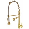 thumbnail image 1 of Luxurious Brushed Gold Finish, Dual Mode Setting Kitchen Faucet for Your Dream Kitchen, 1 of 1