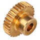 thumbnail image 3 of Accesorio de hardware de robot industrial de engranaje de latón con orificio central de 6 mm de piñón de 30 dientes, 3 of 8