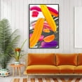 thumbnail image 2 of IDEA4WALL Framed Canvas Wall Art Brush Color Paint Strokes, 2 of 4