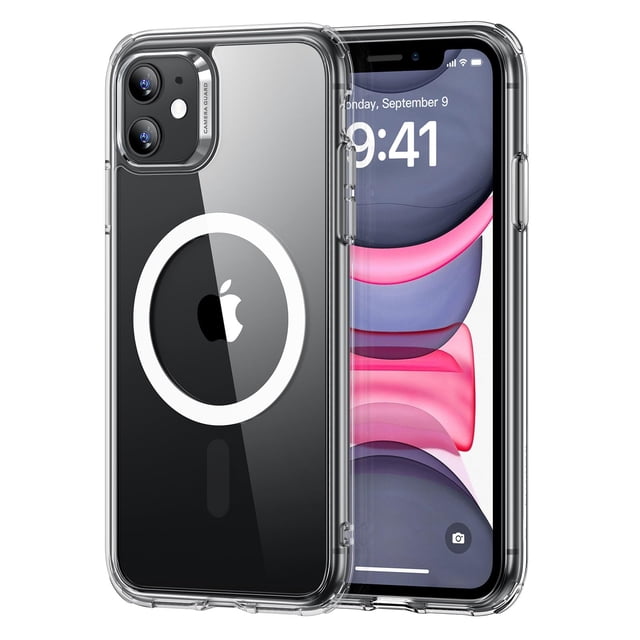 Funda ESR para iPhone 11 con MagSafe, transparente y a prueba de golpes