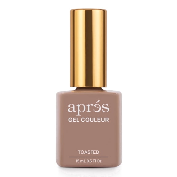 APRÉS Gel Couleur Gel Nail Polish, HEMA & TPO-Free, Toasted 303, 15ml