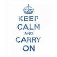 thumbnail image 2 of The British Ministry of Information 12x14 White Modern Wood Framed Museum Art Print Titled - Keep Calm and Carry On - Texture III, 2 of 4