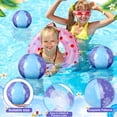thumbnail image 3 of Beach Balls Leyndo, paquete de 12 unidades, 20 cm, diseño de copos de nieve, 3 of 6