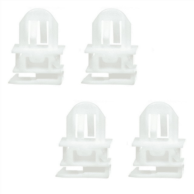 4X for H3 Front Grille Plastic Clip Retainer 11561829,4 x Grille Retainer Clip,white