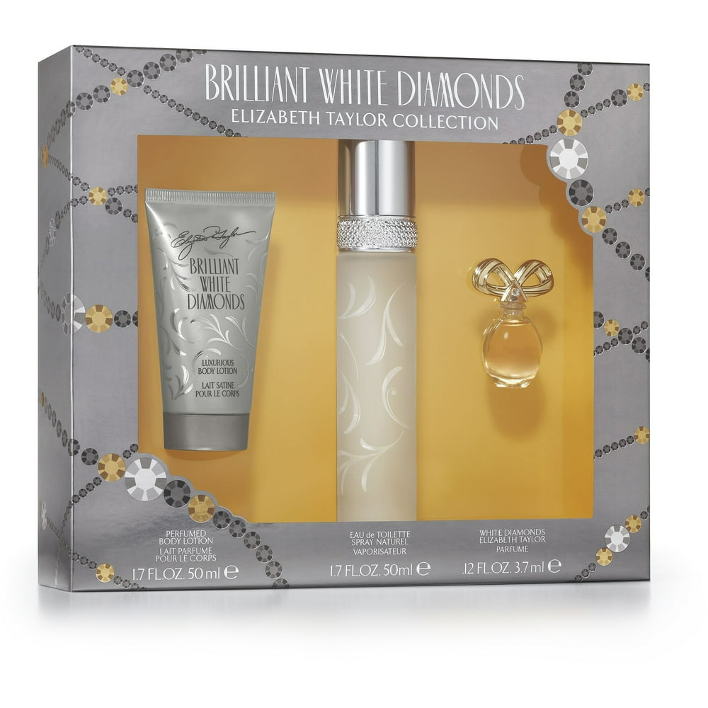 Brilliant White Diamonds Gift Set White Diamonds Brilliant By Elizabeth Taylor - Walmart.com ...