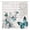 Multi-11, variant on Daisy Flower Shower Curtain, Country Floral on Teal Wooden Plank Fabric Shower Curtain Set, Bathroom Curtain with Hooks Included 36x70