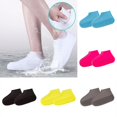 thumbnail image 1 of Couvre-chaussures en Caoutchouc Antidérapant Réutilisables pour Bottes de Pluie et de Neige Imperméables, 1 of 5