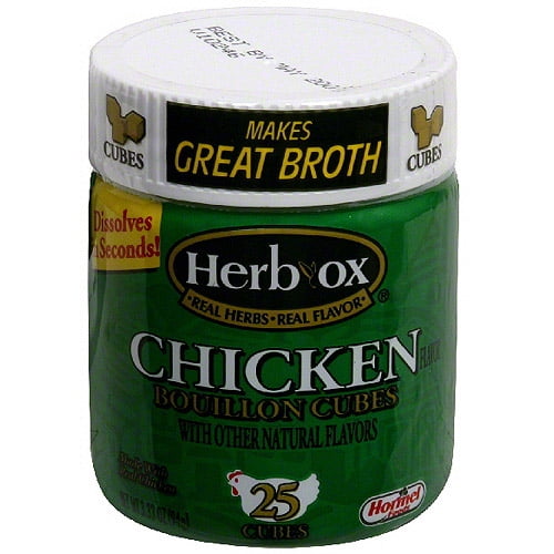 HerbOx Chicken Bouillon Cubes, 3.33 oz (Pack of 12)