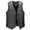 Black, variant on ZCFZJW Leather Motorcycle Vest for Men with Pocket, Black Genuine Leather Vest with 100% Polyester Lining for All-Weather Motocross Motorbike Black XXXL