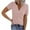 Pink, variant on fatyb Womens V Neck Ribbed T Shirts Casual Short Sleeve Slim Tee Tops Solid Color Summer Tshirts S-5XL