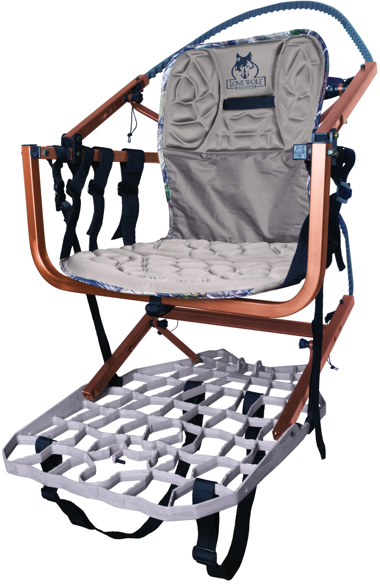Lone Wolf Treestands Wide Sit and Climb II Combo Molded Seat, Quiet