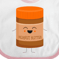 thumbnail image 4 of Inktastic Cute Kawaii Peanut Butter Boys or Girls Baby Bib, 4 of 4