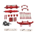 thumbnail image 1 of Piezas para coches RC a escala 1:16, kit de piezas metálicas para coches RC, soportes de varillas multifunción para C14 Rojo, 1 of 7