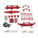thumbnail image 1 of Piezas de coche RC a escala 1:16 para C14 C24 Kit de piezas de metal de coche RC multiusos ligero para Fy003-5A para piezas de coche de control remoto Rojo, 1 of 7